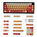 KeycapGuru Cute Panda MOA Keycap Set - PBT, 135 Keys