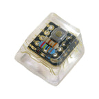 KeycapGuru Circuit Board Translucent Resin Artisan Keycap - Black, OEM R4, 1U