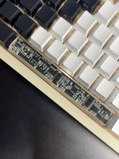 KeycapGuru Circuit Board Translucent Resin Artisan Keycap - Black, OEM R1, 6.25U