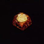 KeycapGuru Golden Rose Resin Artisan Keycap - OEM R4