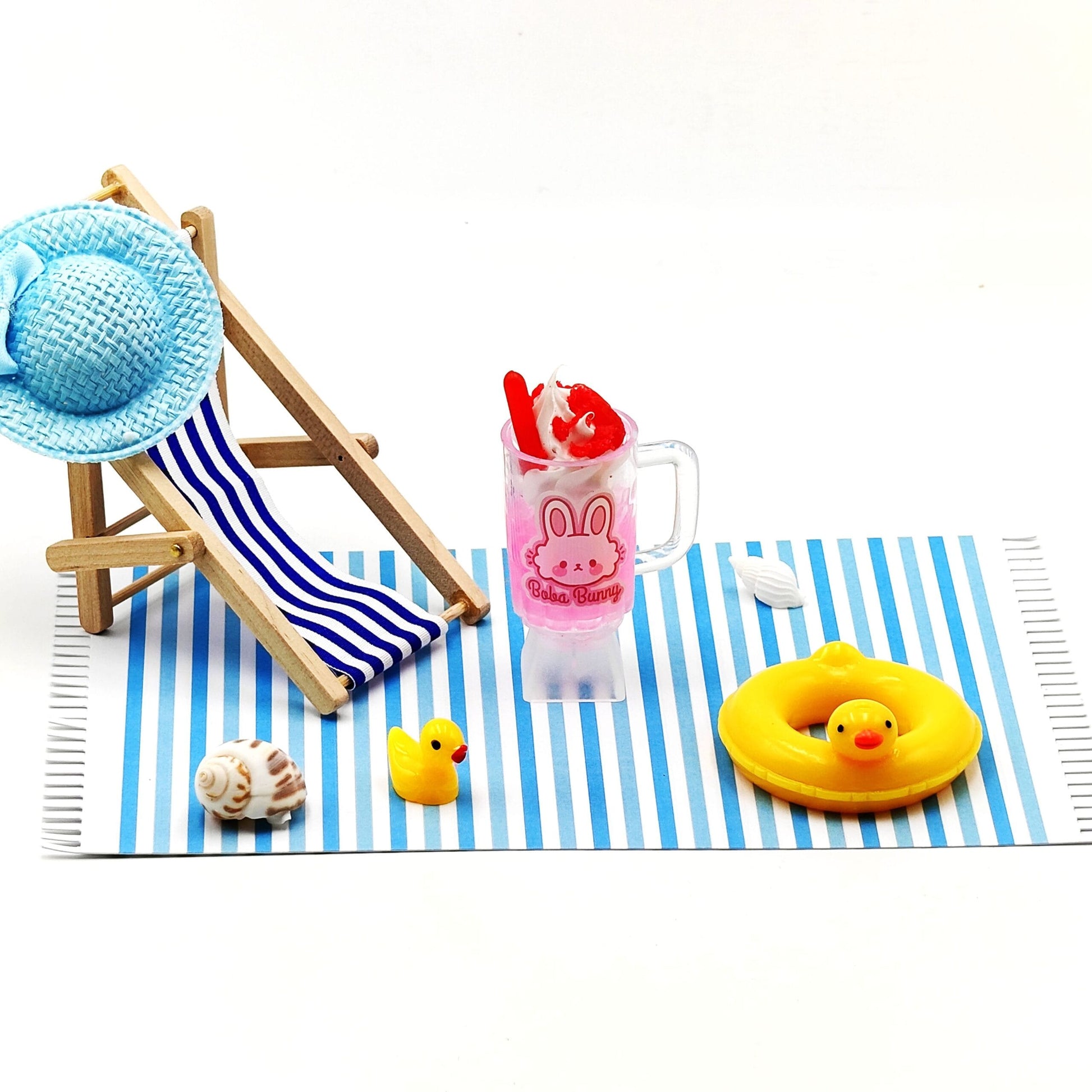 KeycapGuru Ice Cream Drink with Mug Artisan Keycap