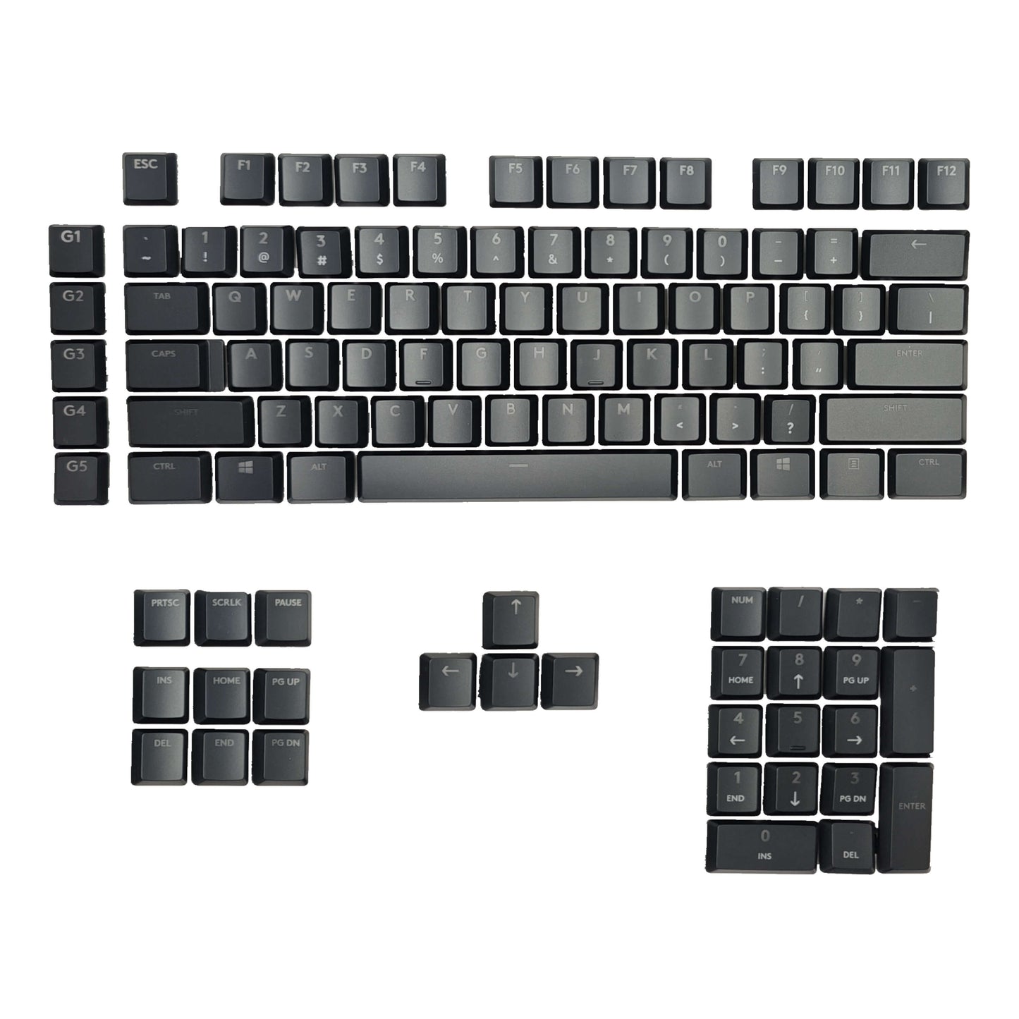 Logitech G915 Keycaps Replacement Keycap Set, ANSI, English (US), Full Size
