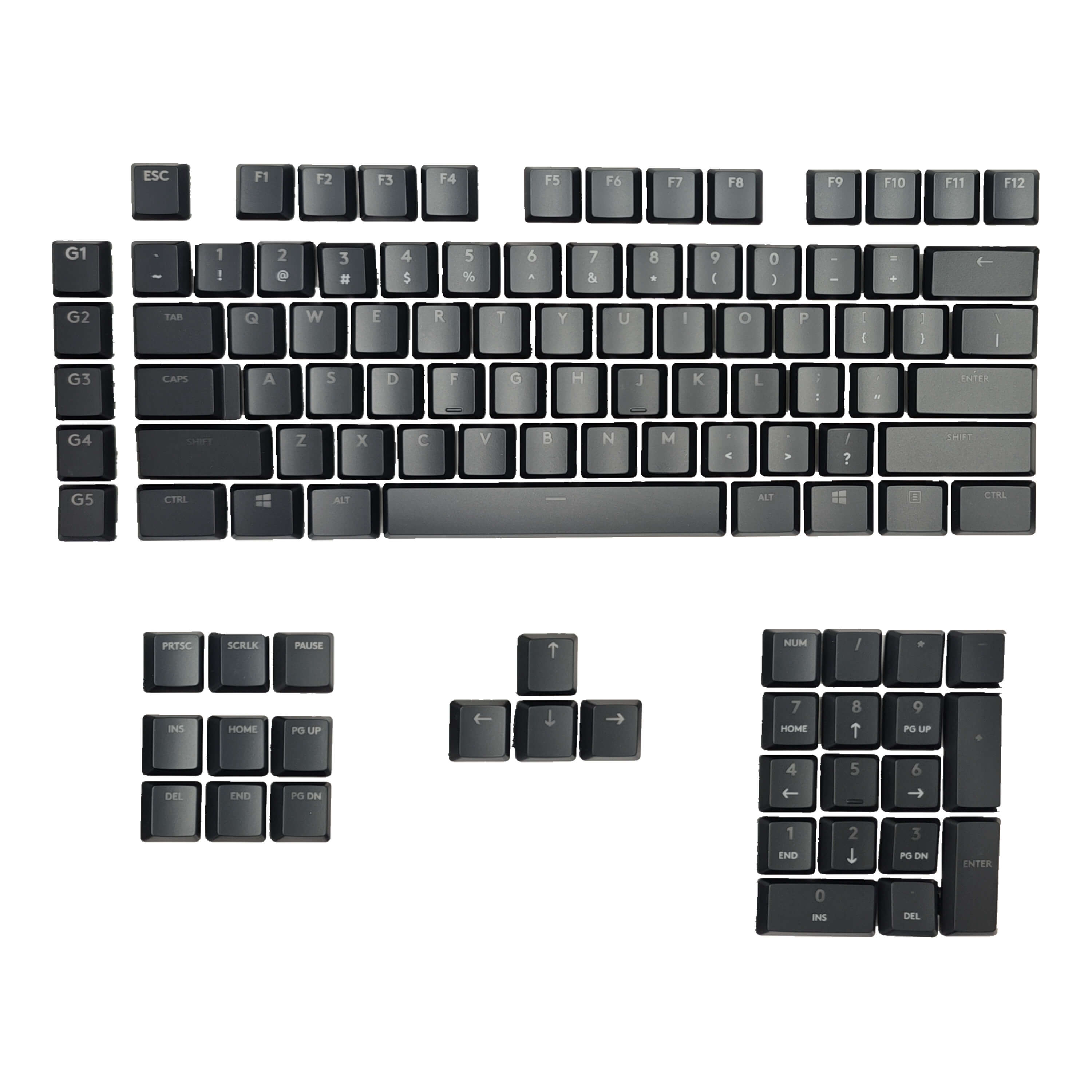 Logitech G915 Keycaps Replacement Keycap Set, ANSI, English (US), Full Size