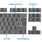 Logitech G915 / G815 / G913 / G813 Keycaps Replacement Keycap Set - Multilingual, ABS / PC