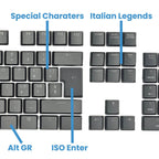 Logitech G915 / G815 / G913 / G813 Keycaps Replacement Keycap Set - Multilingual, ABS / PC