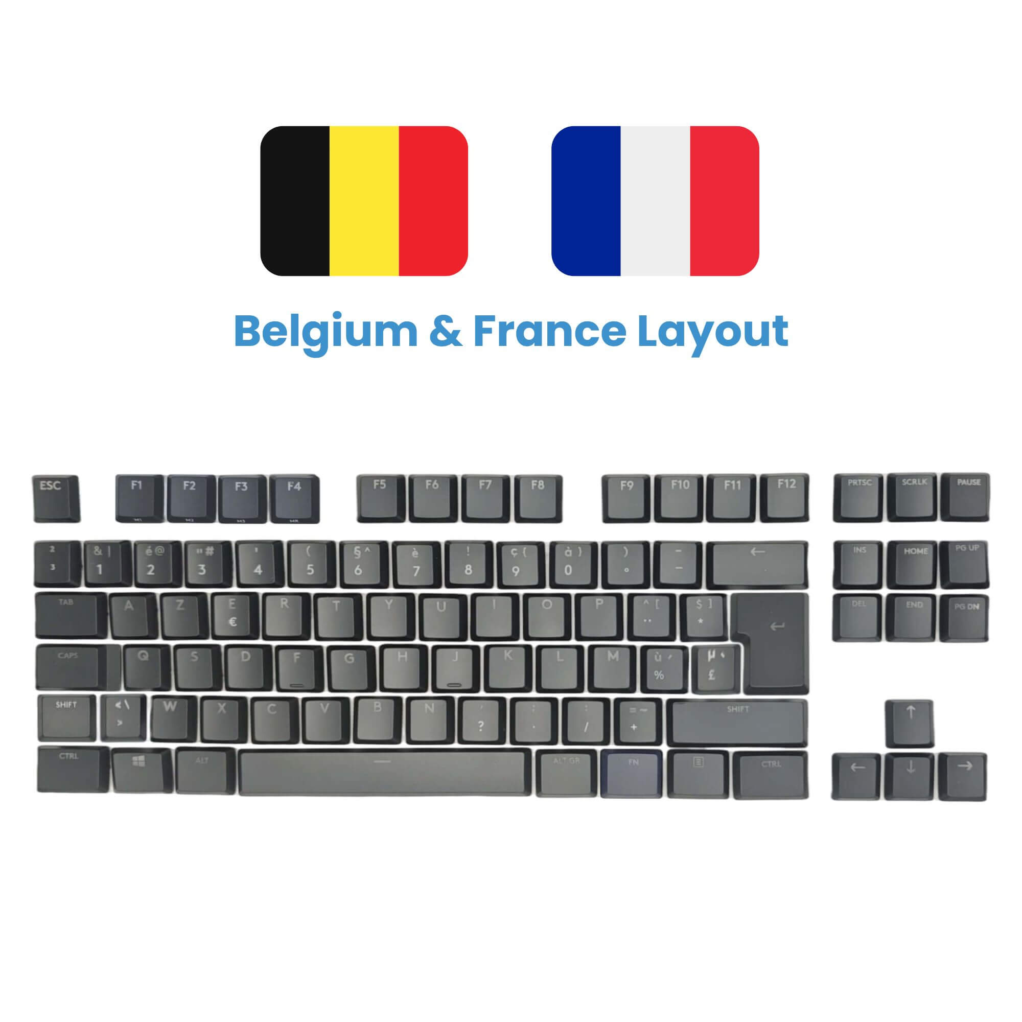 Logitech G915 TKL / G913 TKL Keycaps Replacement Keycap Set - ABS / PBT / PC, ANSI / ISO