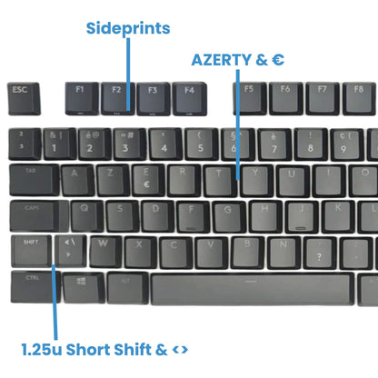 Logitech G915 TKL / G913 TKL Keycaps Replacement Keycap Set - ABS, ANSI / ISO