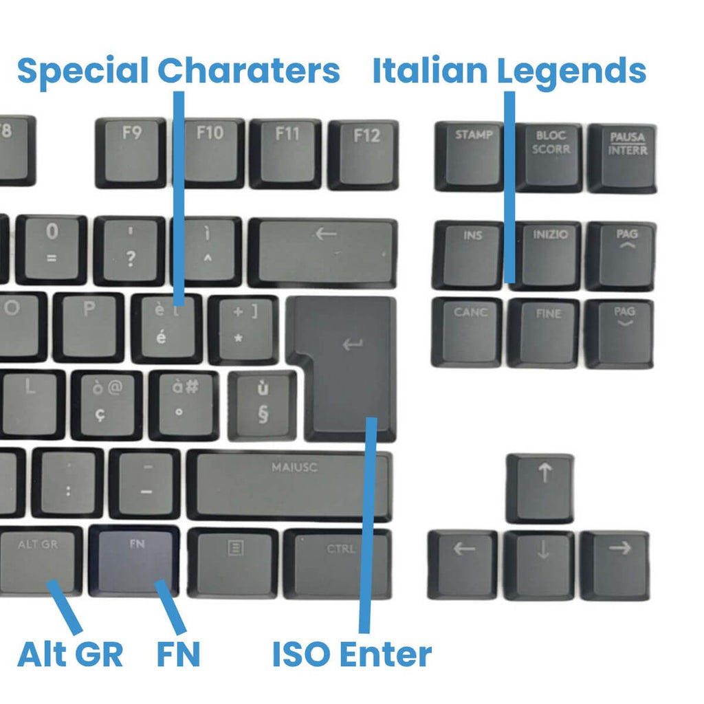 Logitech G915 TKL / G913 TKL Keycaps Replacement Keycap Set - ABS / PBT / PC, ANSI / ISO