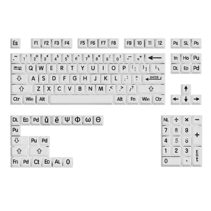 Juegos de teclas KeycapGuru Minimalism MOA - PBT, 113 teclas