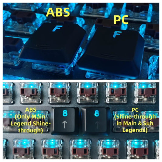 Logitech G915 Keycaps Replacement Keycap Set - ABS / PBT / PC, ANSI / ISO