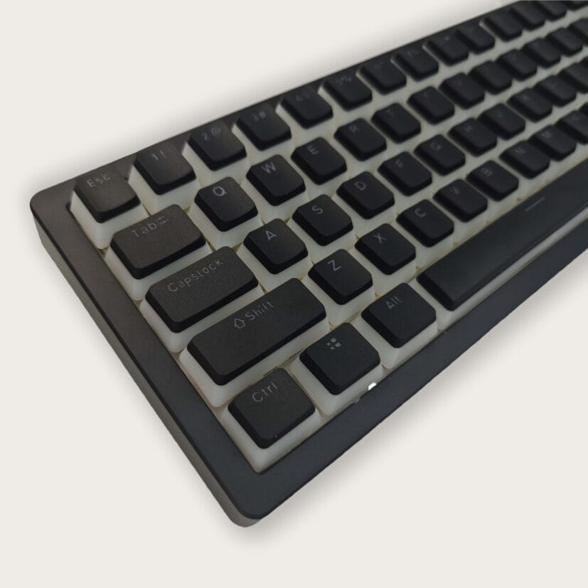 KeycapGuru Black OEM Pudding Keycap Set - PBT+PC, 129 Keys