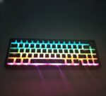 Juego de teclas OEM Pudding de KeycapGuru Black - PBT+PC, 129 teclas