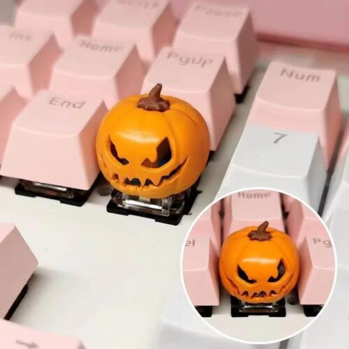 KeycapGuru Jack O'Lantern Pumpkin Head Artisan Keycap