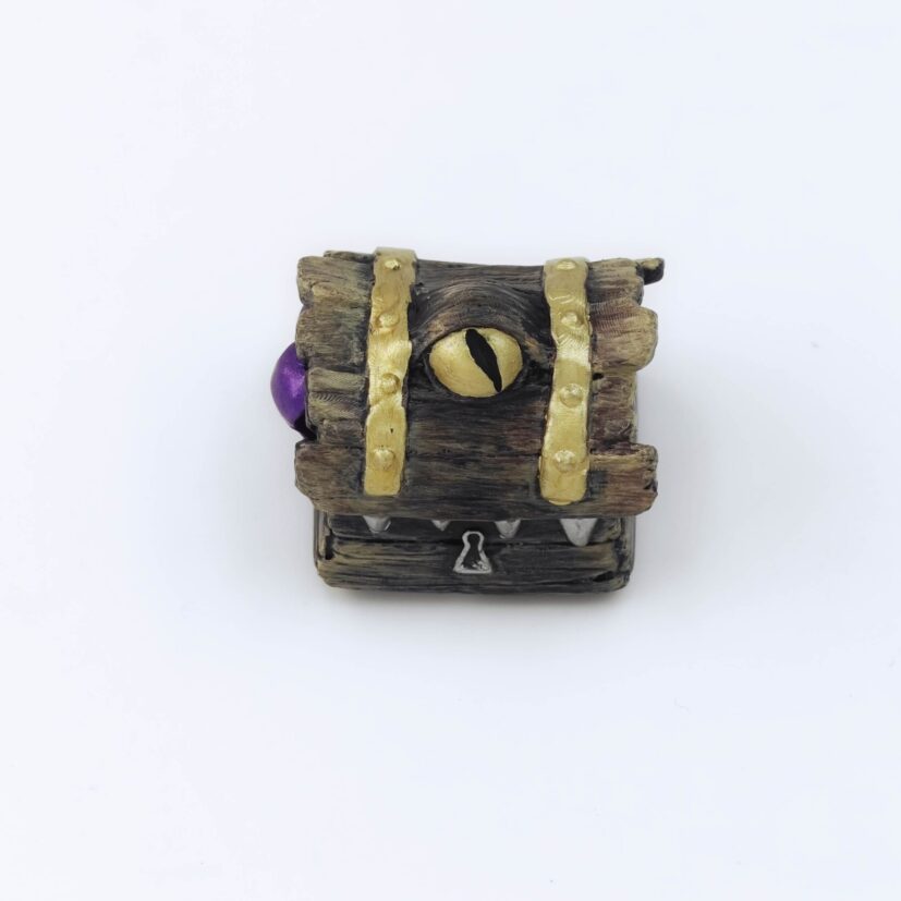 KeycapGuru Mimic Treasure Chest Monster Artisan Keycap