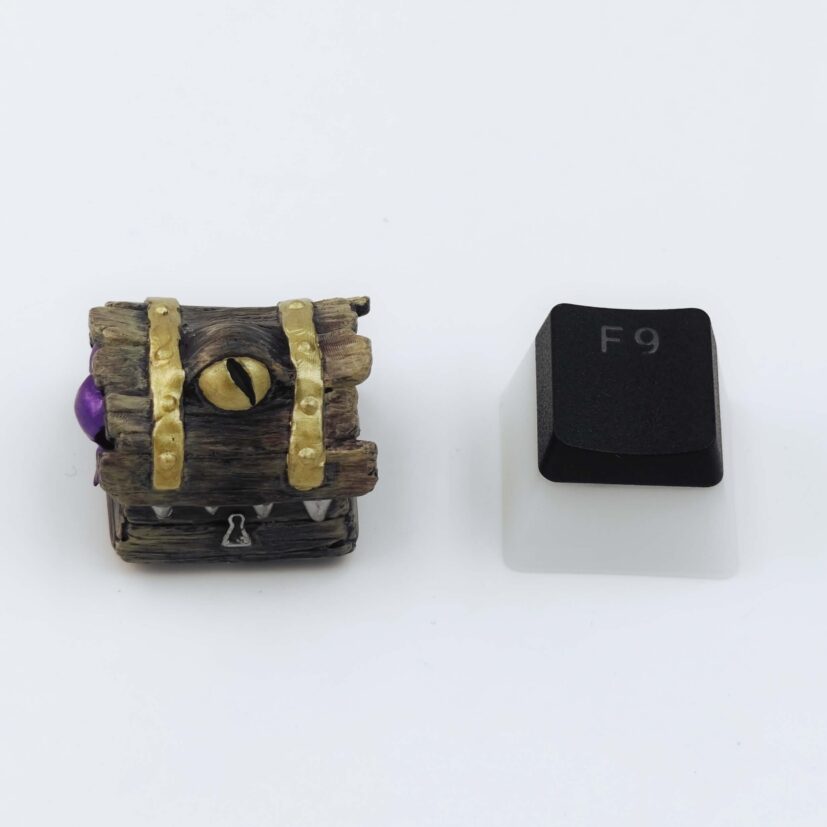 KeycapGuru Mimic Treasure Chest Monster Artisan Keycap