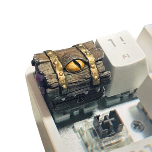 KeycapGuru Mimic Treasure Chest Monster Artisan Keycap