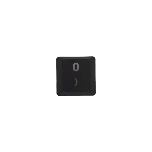 KeycapGuru "0 / )" Tecla de repuesto para teclados mecánicos de perfil bajo Logitech G915 / G913 / G815 / G813, negro