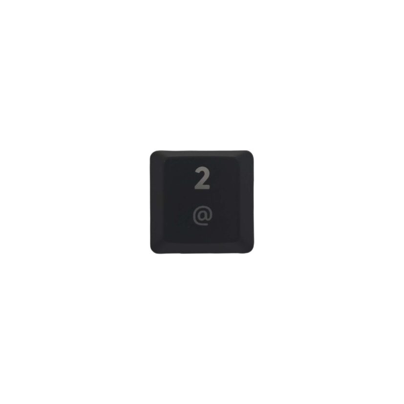 KeycapGuru "2 / @" Replacement Keycap for Logitech G915 / G913 / G815 / G813 Low Profile Mechanical Keyboards, Black