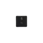 KeycapGuru "5 / %" Tecla de repuesto para teclados mecánicos de perfil bajo Logitech G915 / G913 / G815 / G813, negro