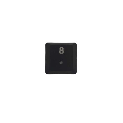 KeycapGuru "8 / *" Replacement Keycap for Logitech G915 / G913 / G815 / G813 Low Profile Mechanical Keyboards, Black