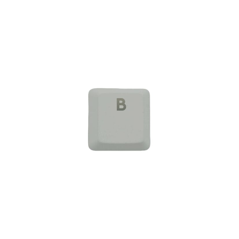 KeycapGuru "B" Replacement Keycap for Logitech G915 / G913 / G815 / G813 Low Profile Mechanical Keyboards, White