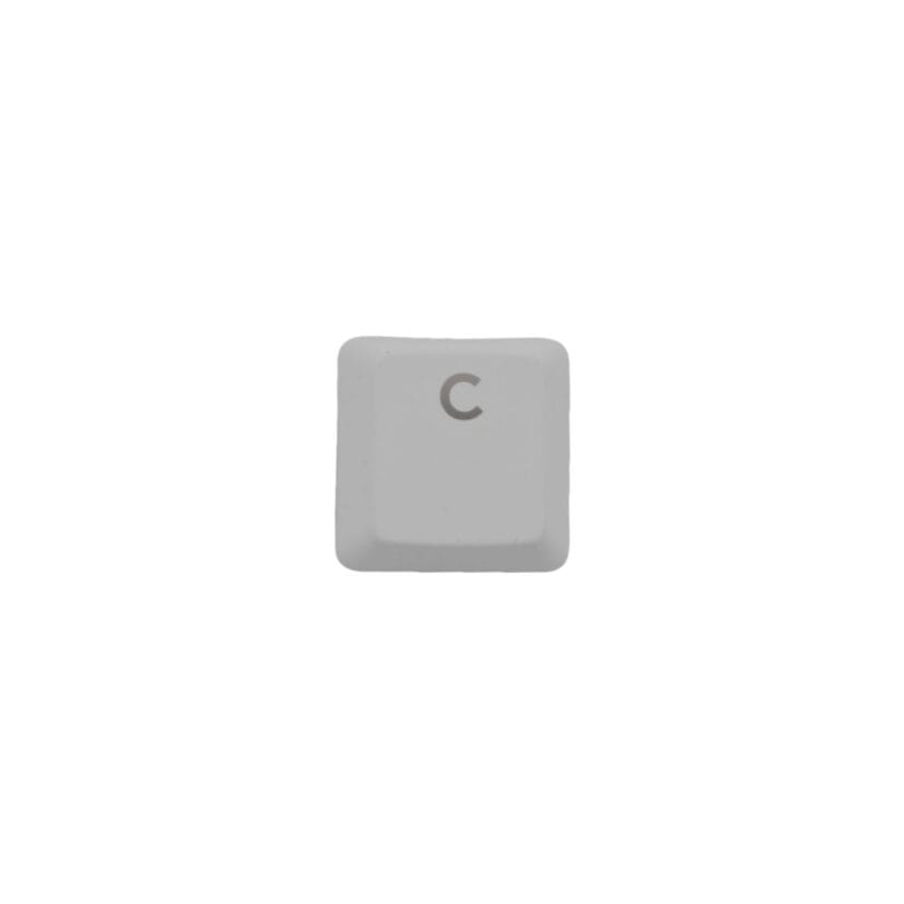 KeycapGuru "C" Replacement Keycap for Logitech G915 / G913 / G815 / G813 Low Profile Mechanical Keyboards, White