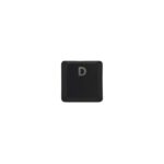 KeycapGuru "D" Tecla de repuesto para teclados mecánicos de perfil bajo Logitech G915 / G913 / G815 / G813, negro