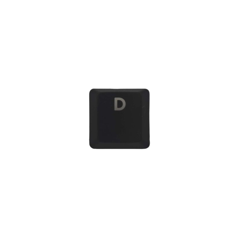 KeycapGuru "D" Replacement Keycap for Logitech G915 / G913 / G815 / G813 Low Profile Mechanical Keyboards, Black