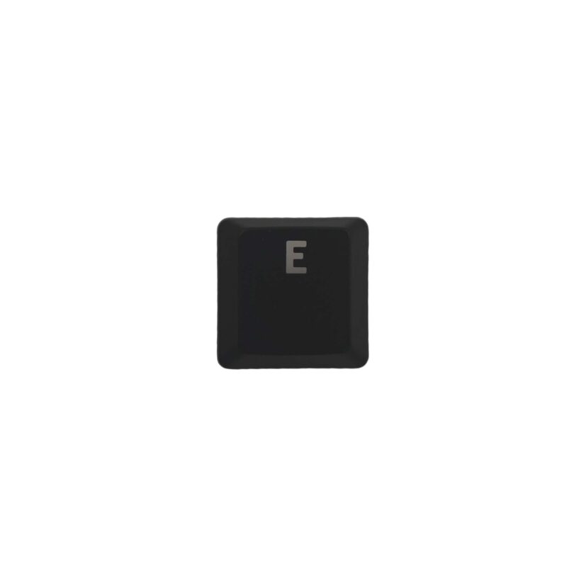 KeycapGuru "E" Replacement Keycap for Logitech G915 / G913 / G815 / G813 Low Profile Mechanical Keyboards, Black