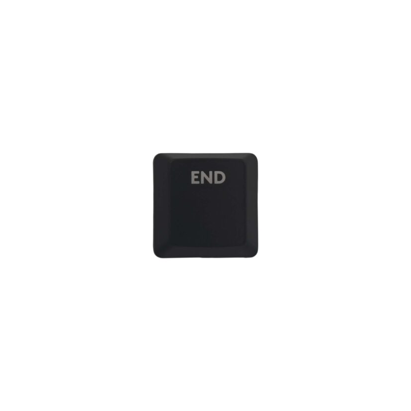 KeycapGuru End Replacement Keycap for Logitech G915 / G913 / G815 / G813 Low Profile Mechanical Keyboards, Black