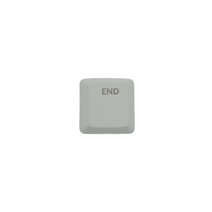 KeycapGuru "End" Replacement Keycap for Logitech G915 / G913 / G815 / G813 Low Profile Mechanical Keyboards, White