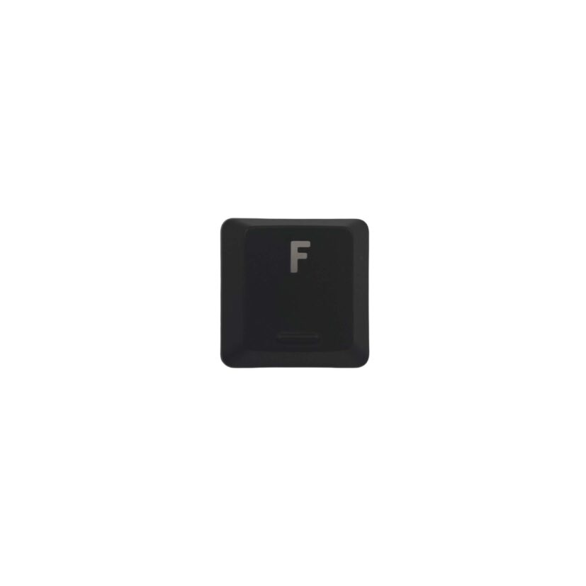 KeycapGuru "F" Replacement Keycap for Logitech G915 / G913 / G815 / G813 Low Profile Mechanical Keyboards, Black