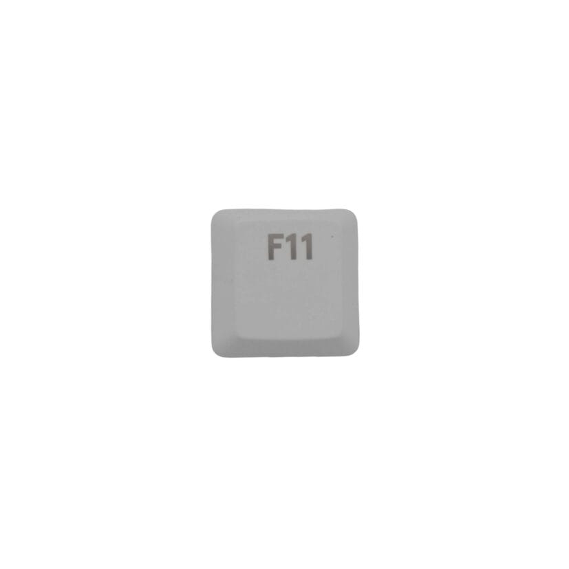 KeycapGuru "F11" Replacement Keycap for Logitech G915 / G913 / G815 / G813 Low Profile Mechanical Keyboards, White