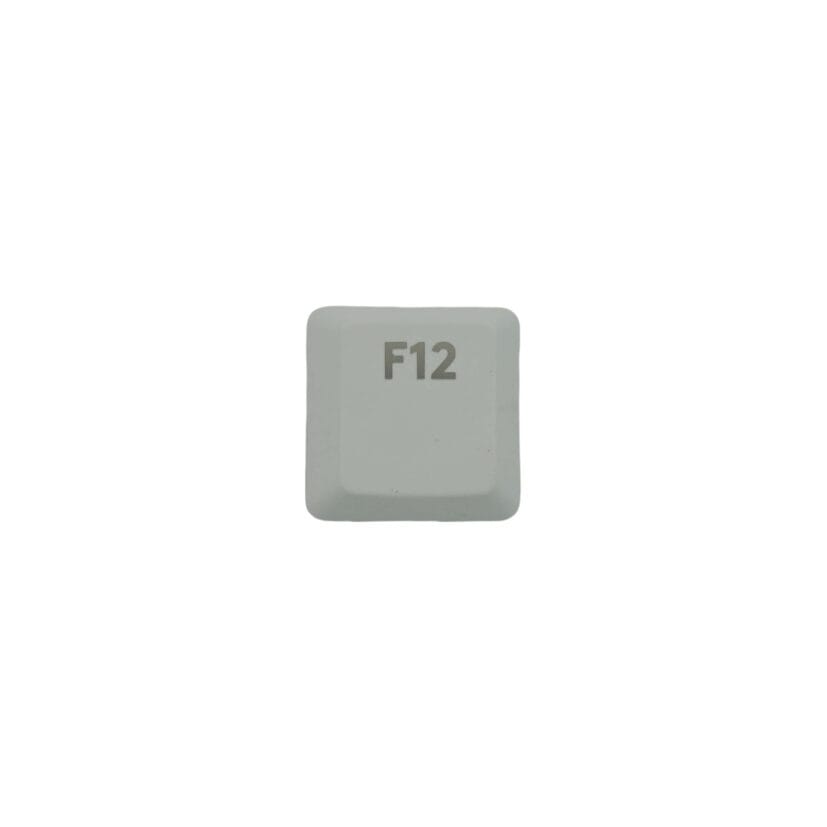 KeycapGuru "F12" Replacement Keycap for Logitech G915 / G913 / G815 / G813 Low Profile Mechanical Keyboards, White