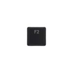 KeycapGuru F2 Tecla de repuesto para teclados mecánicos de perfil bajo Logitech G915 / G913 / G815 / G813, negro