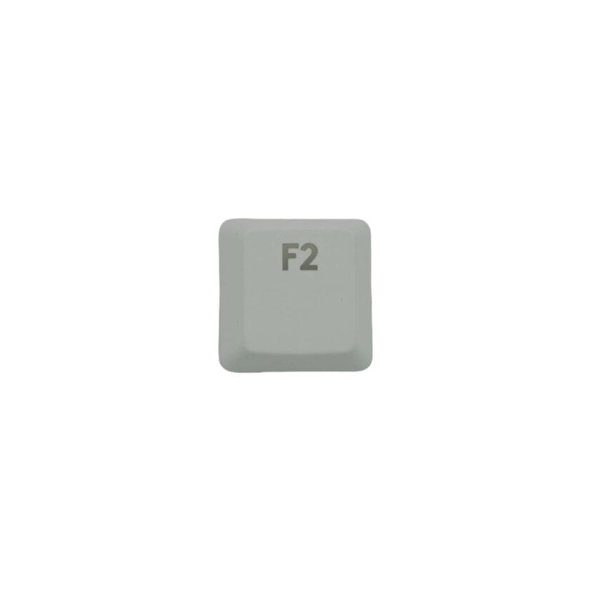 KeycapGuru "F2" Replacement Keycap for Logitech G915 / G913 / G815 / G813 Low Profile Mechanical Keyboards, White