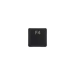 KeycapGuru F4 Tecla de repuesto para teclados mecánicos de perfil bajo Logitech G915 / G913 / G815 / G813, negro