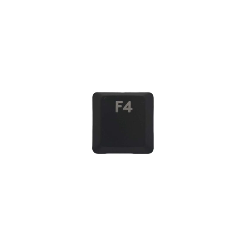 KeycapGuru F4 Replacement Keycap for Logitech G915 / G913 / G815 / G813 Low Profile Mechanical Keyboards, Black