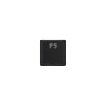 Tecla de repuesto F5 para teclados mecánicos de perfil bajo Logitech G915 / G913 / G815 / G813, negro