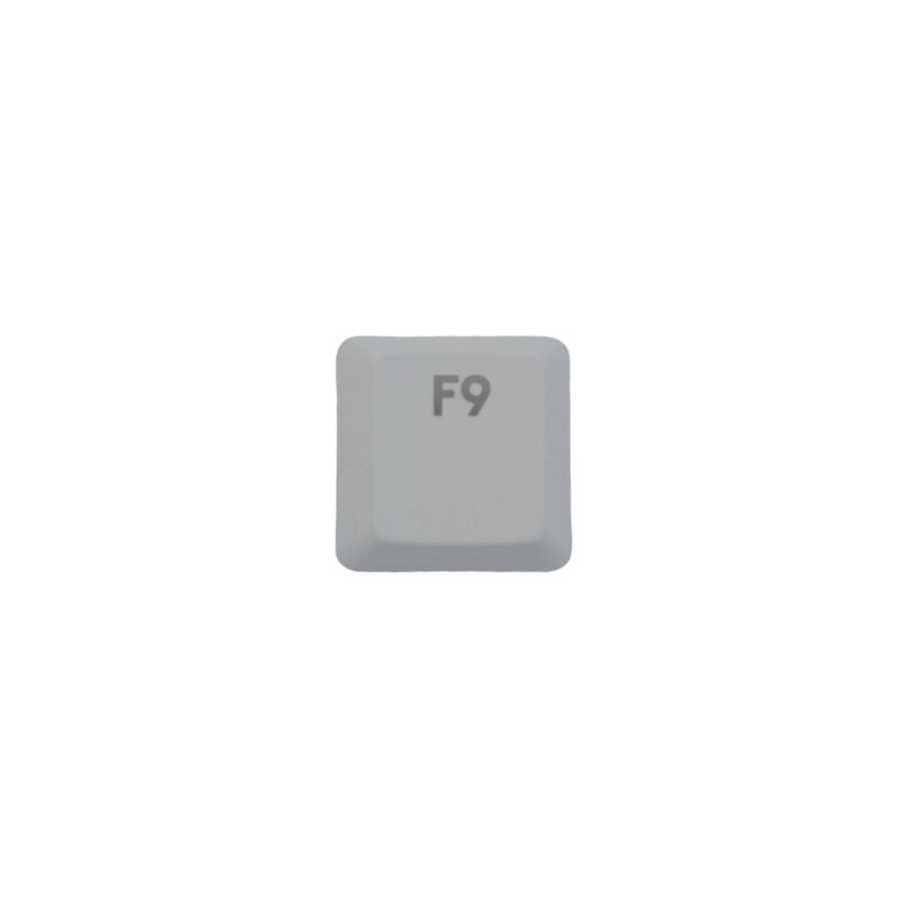 KeycapGuru "F9" Replacement Keycap for Logitech G915 / G913 / G815 / G813 Low Profile Mechanical Keyboards, White