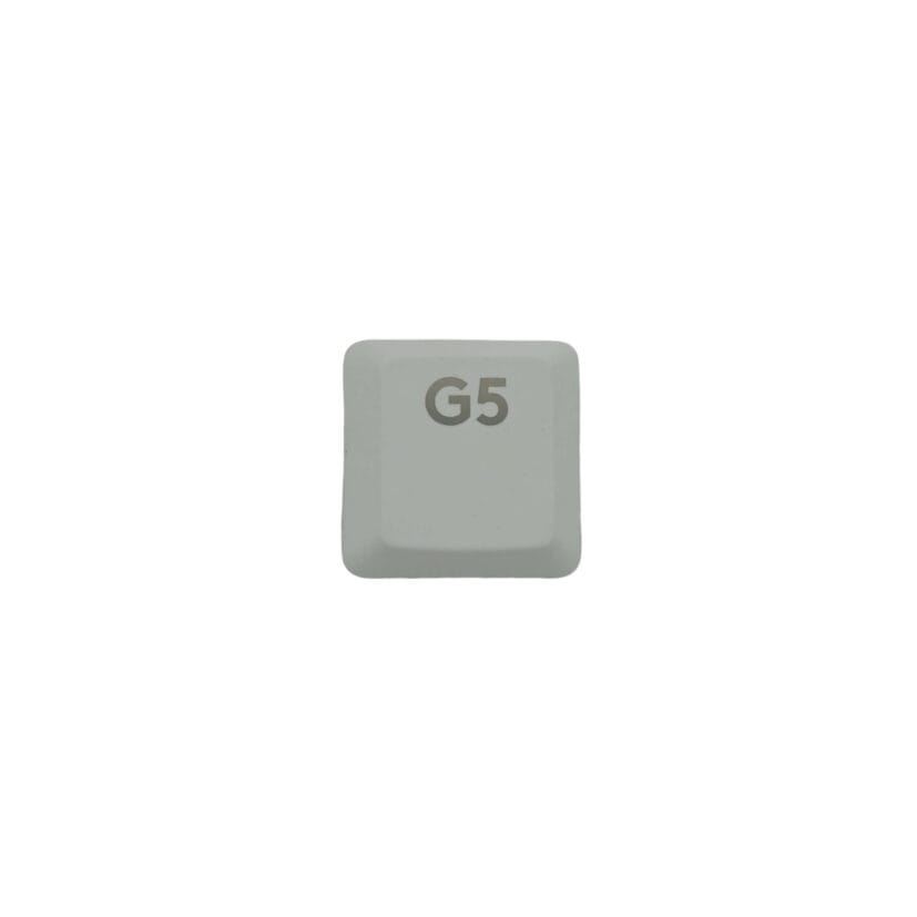 KeycapGuru "G5" Replacement Keycap for Logitech G915 / G913 / G815 / G813 Low Profile Mechanical Keyboards, White