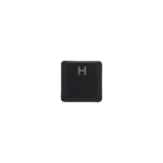 KeycapGuru "H" Tecla de repuesto para teclados mecánicos de perfil bajo Logitech G915 / G913 / G815 / G813, negro