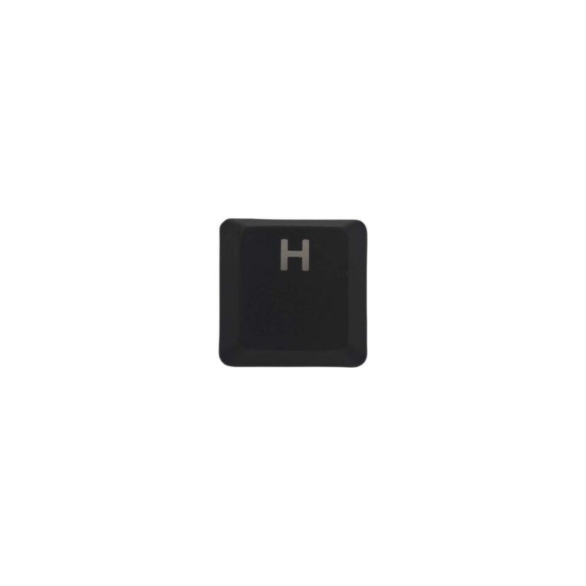 KeycapGuru "H" Replacement Keycap for Logitech G915 / G913 / G815 / G813 Low Profile Mechanical Keyboards, Black