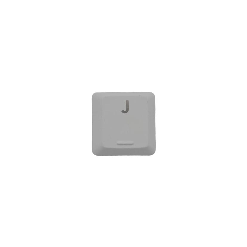 KeycapGuru "J" Replacement Keycap for Logitech G915 / G913 / G815 / G813 Low Profile Mechanical Keyboards, White