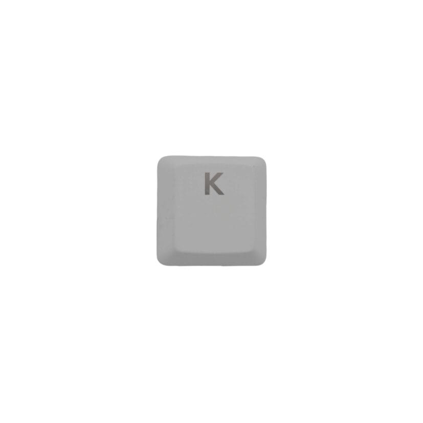 KeycapGuru "K" Replacement Keycap for Logitech G915 / G913 / G815 / G813 Low Profile Mechanical Keyboards, White