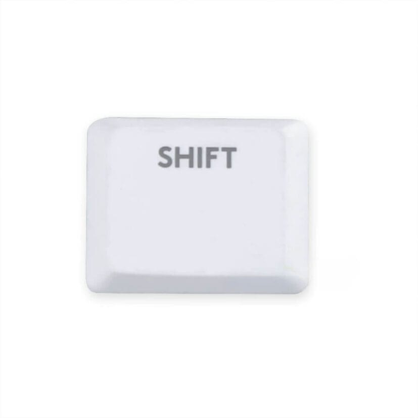 KeycapGuru Left Shift Replacement Keycap (ISO, 1.25u) for Logitech G915 / G913 / G815 / G813 Low Profile Mechanical Keyboards, White