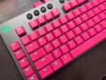 KeycapGuru Logitech G915 / G913 / G815 / G813 Low Profile Mechanical Keyboards Replacement Keycap Set, Full Size, Pink