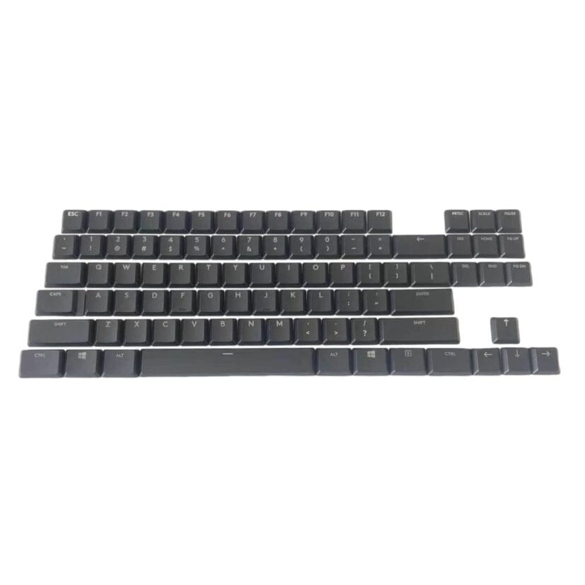 KeycapGuru Logitech G915 TKL / G913 TKL Low Profile Mechanical Keyboards Replacement Keycap Set, 87 Keys, Black