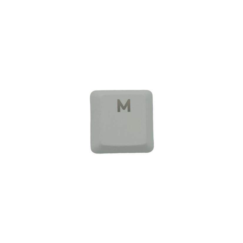 KeycapGuru "M" Replacement Keycap for Logitech G915 / G913 / G815 / G813 Low Profile Mechanical Keyboards, White