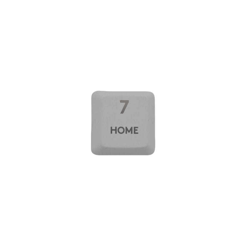 KeycapGuru "Num 7" Replacement Keycap for Logitech G915 / G913 / G815 / G813 Low Profile Mechanical Keyboards, White